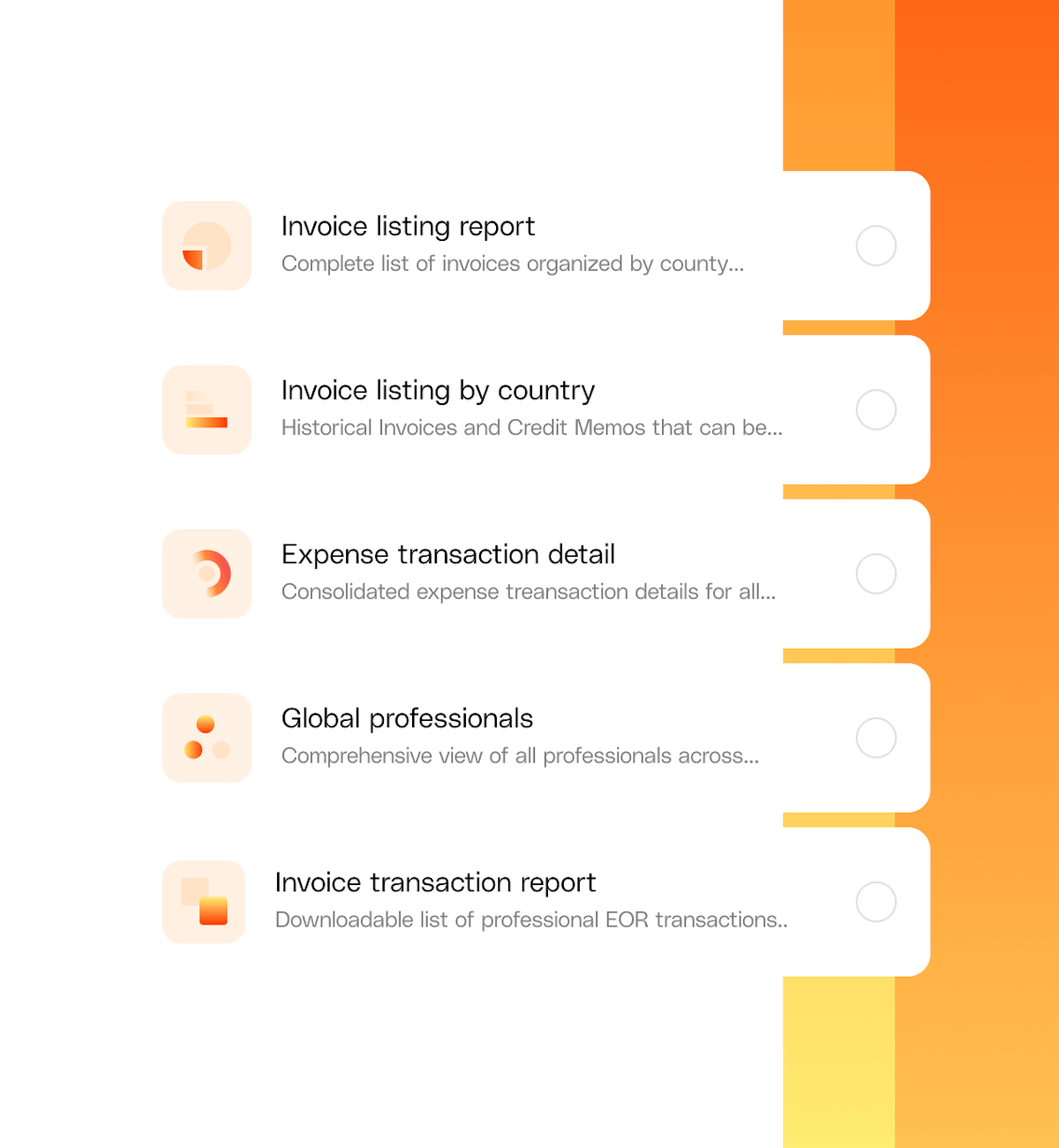 Standardized Reporting