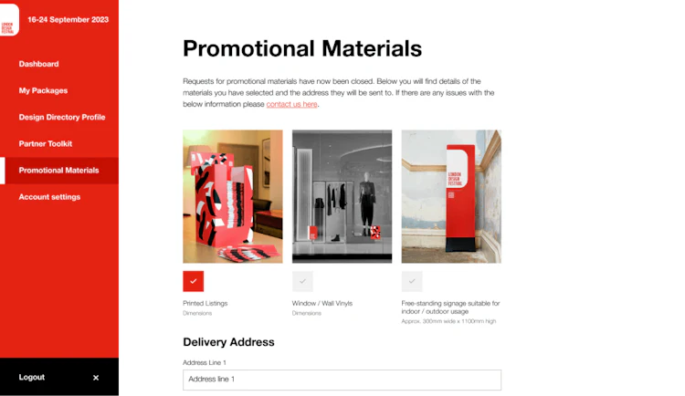 Promotional materials