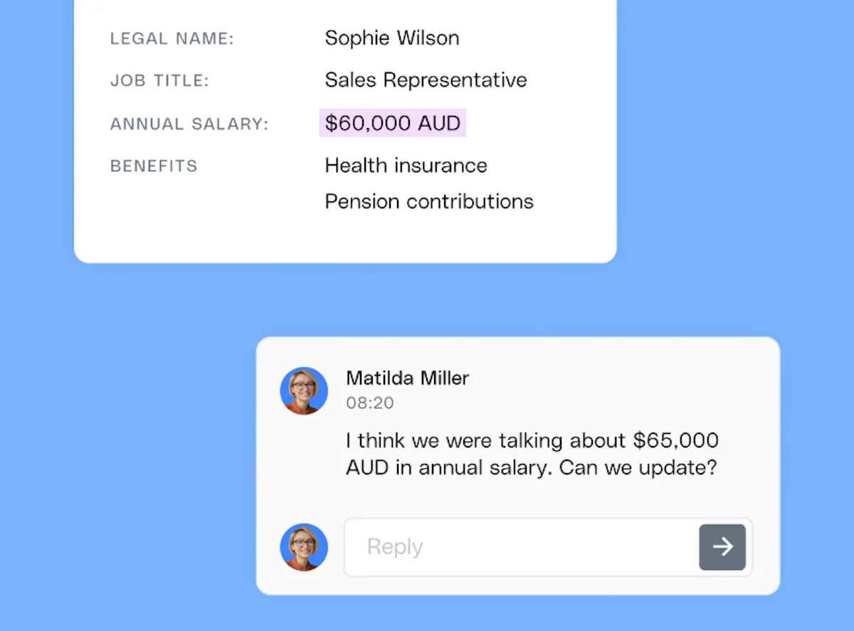 Employment Customization