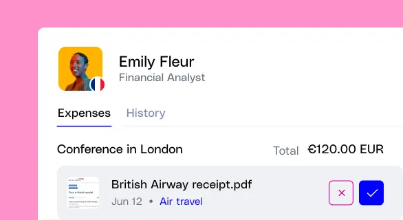 Goedkeuring van stroomlijnen van uitgaven