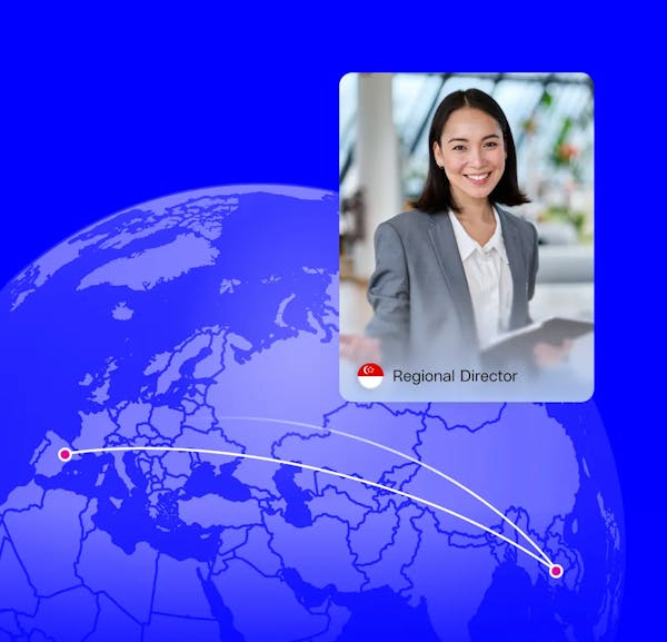 A Regional Director in Singapore being hired through G-P's global employment platform