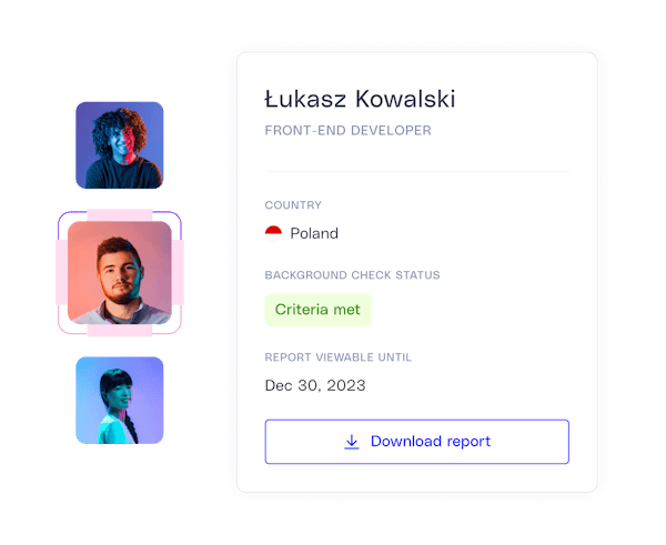 Fast Background Checks