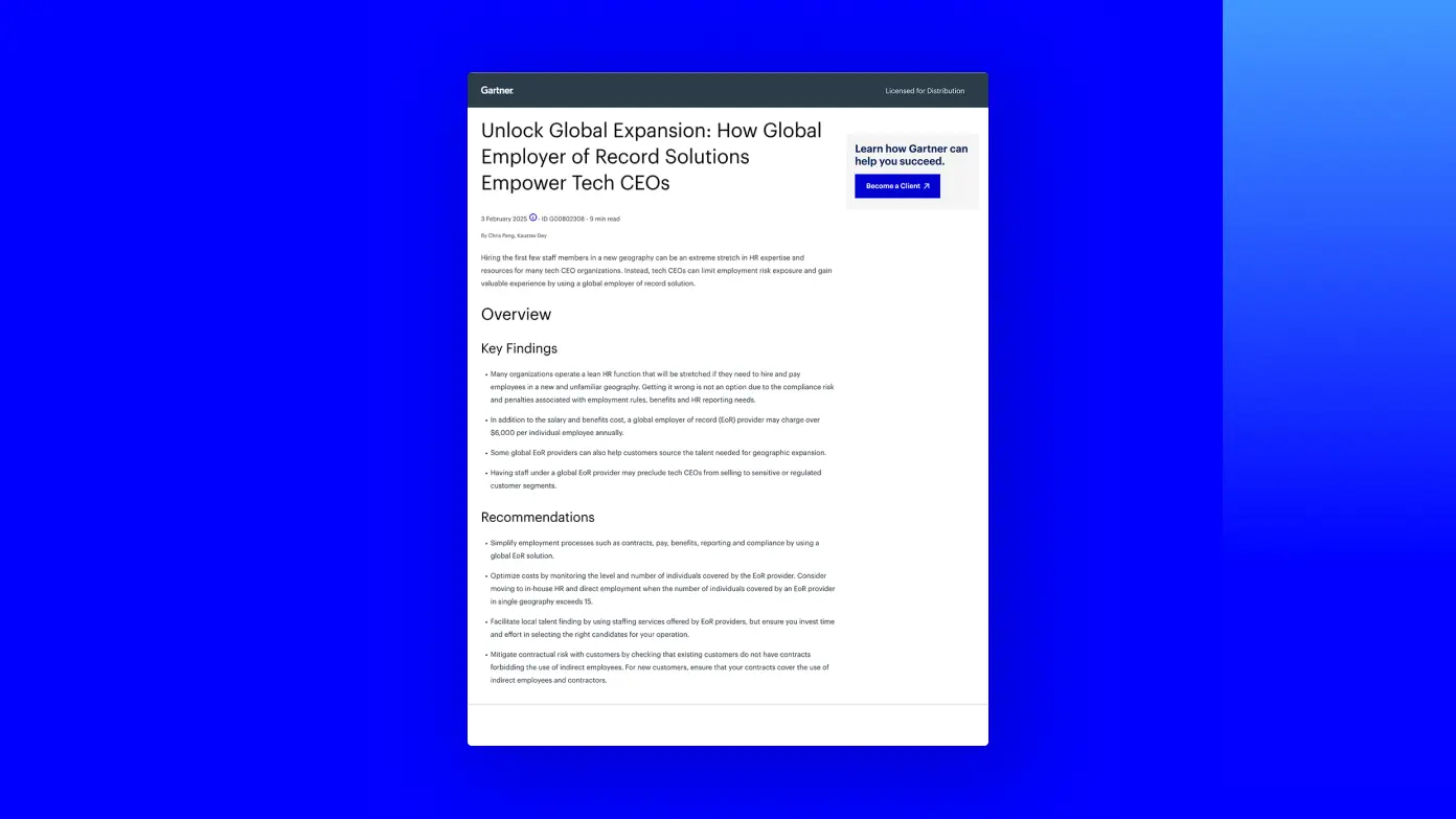 Resource | Unlock Global Expansion: How Global Employer of Record Solutions Empower Tech CEOs | Hero Image (Thumbnail Fallback)